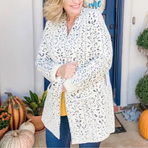 Evolution | Sweaters | Evolution By Cyrus Wallie Fuzzy Open Cardigan Coat  Sweater Xxl Nwt | Poshmark